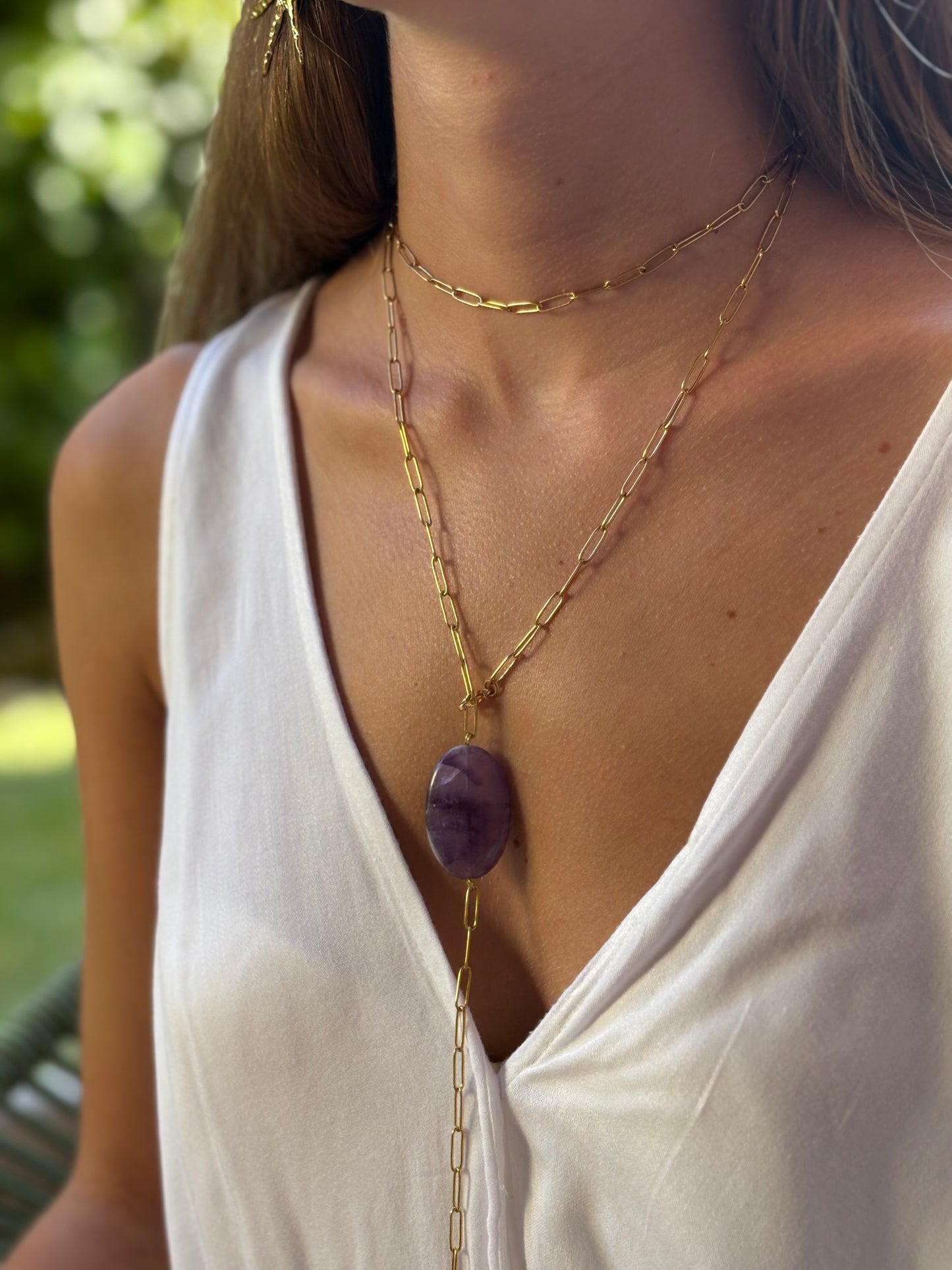 Collar amatista