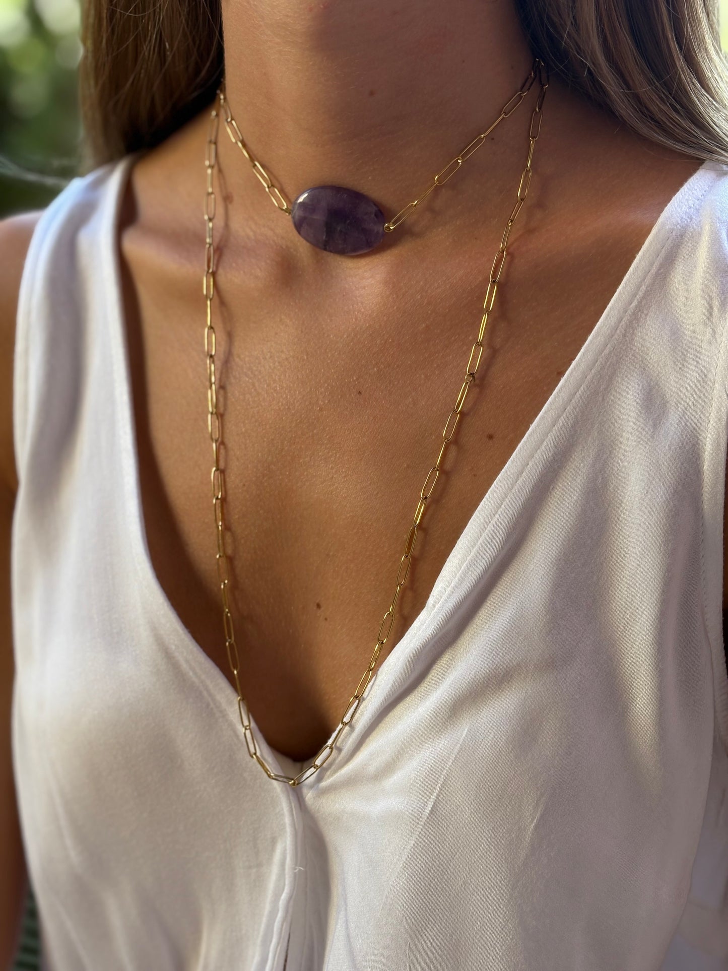 Collar amatista