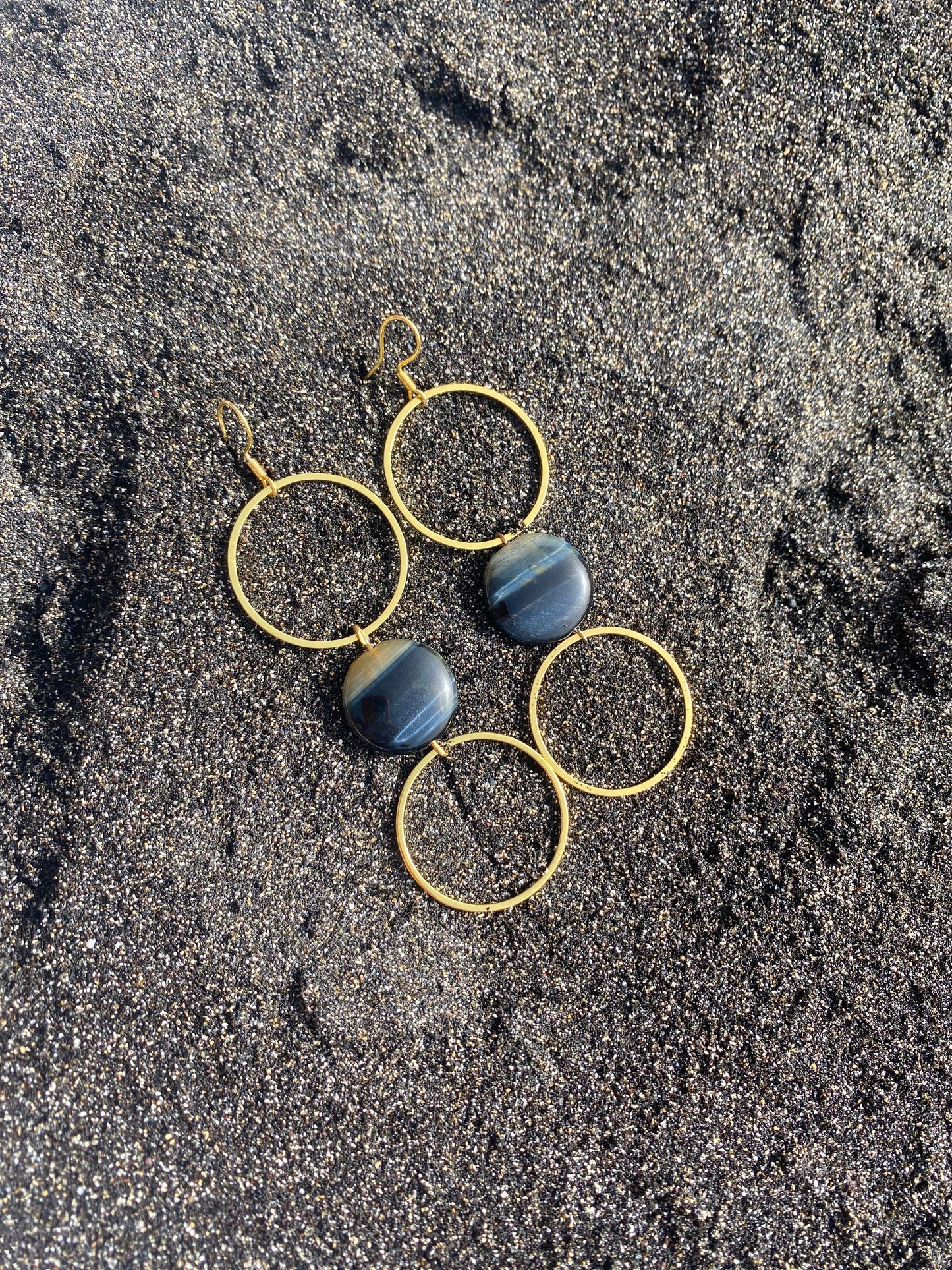 Pendientes Alhambra Negros