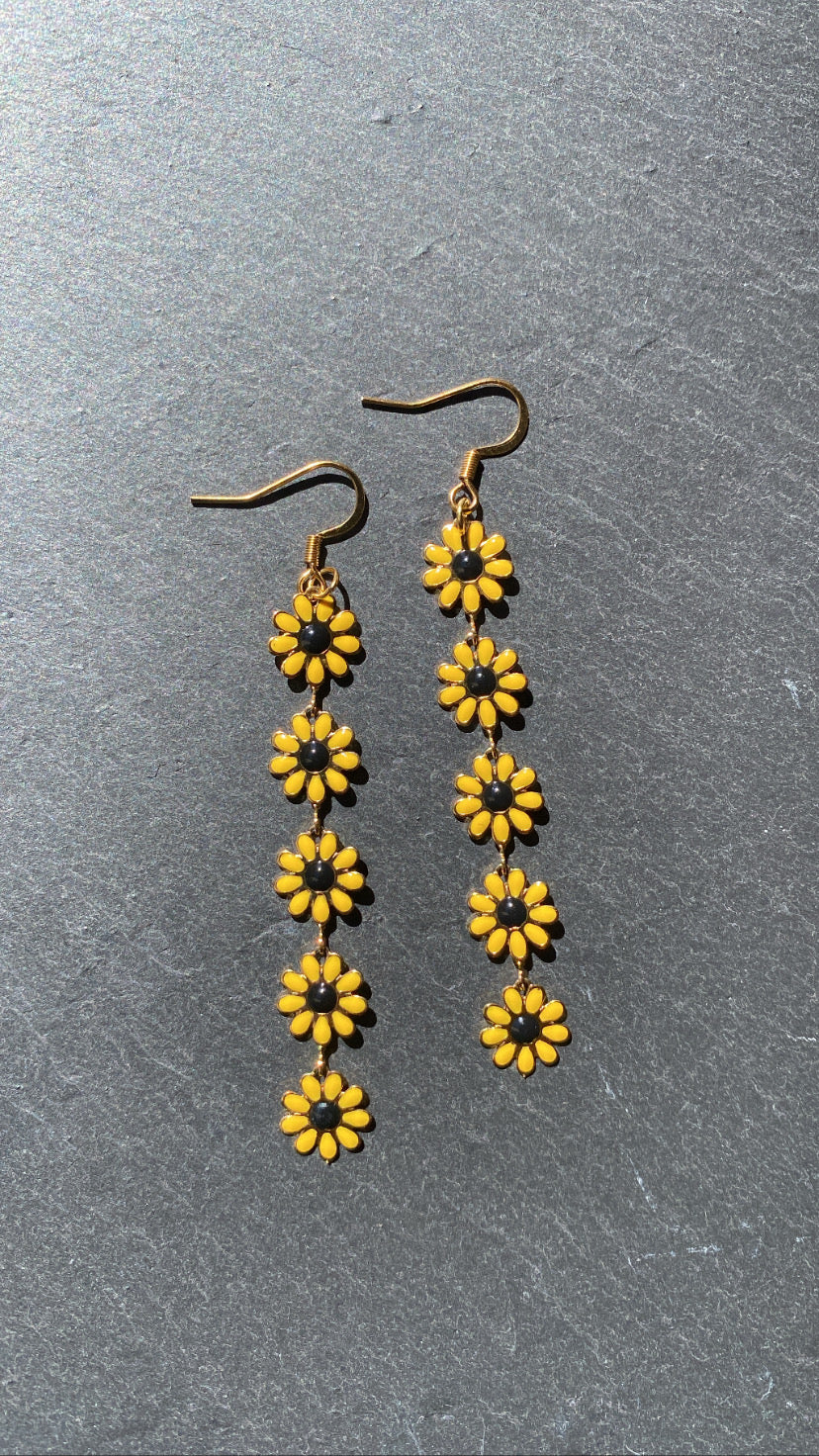 Pendientes margaritas