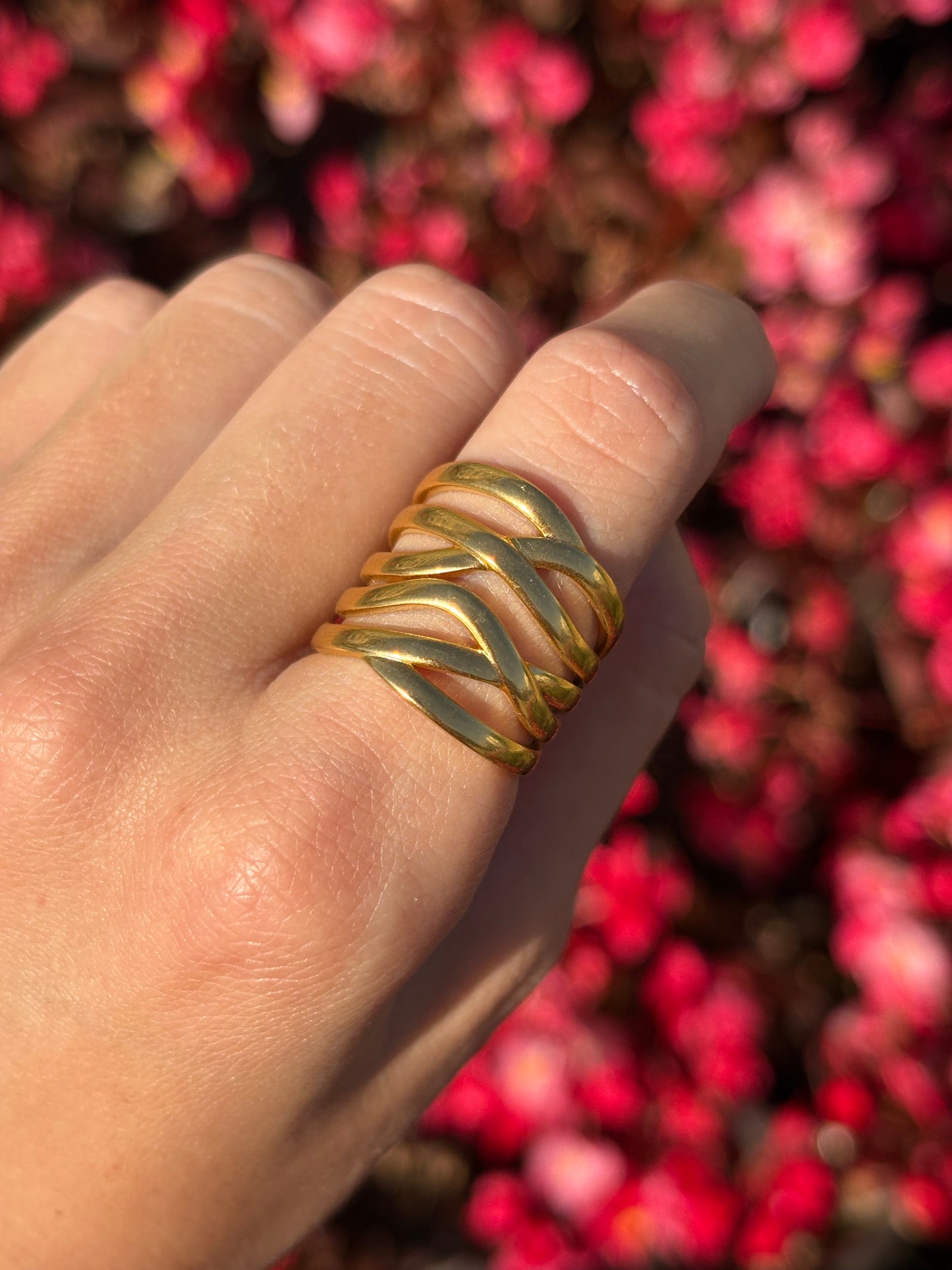 Anillo amapola