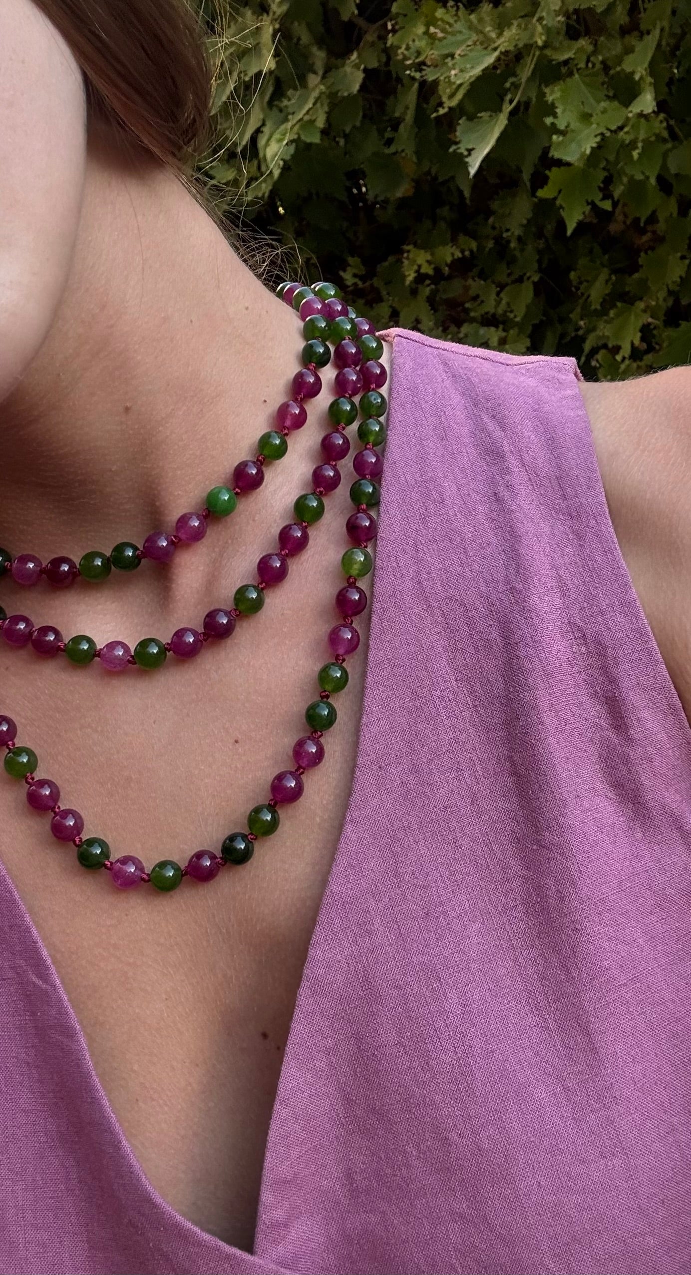 Collar piedras naturales