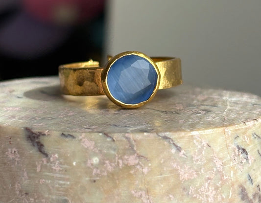 Anillo Olive Azul