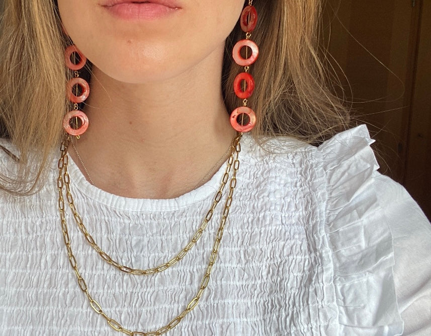 Pendientes amapola