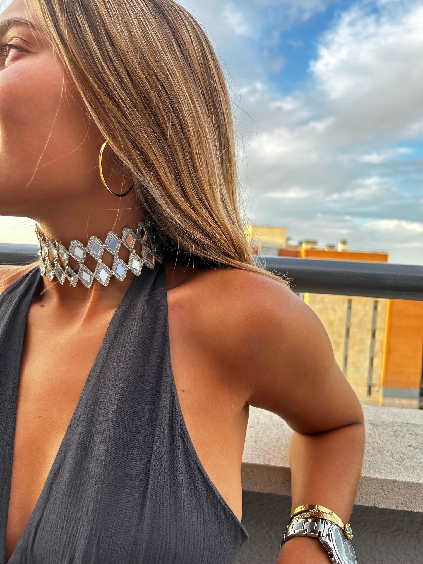 Choker espejo