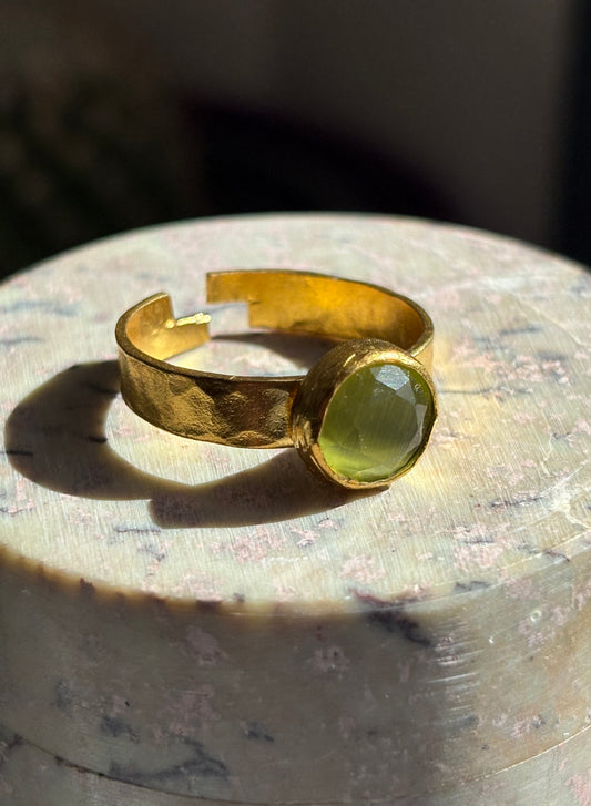 Anillo Olive Verde