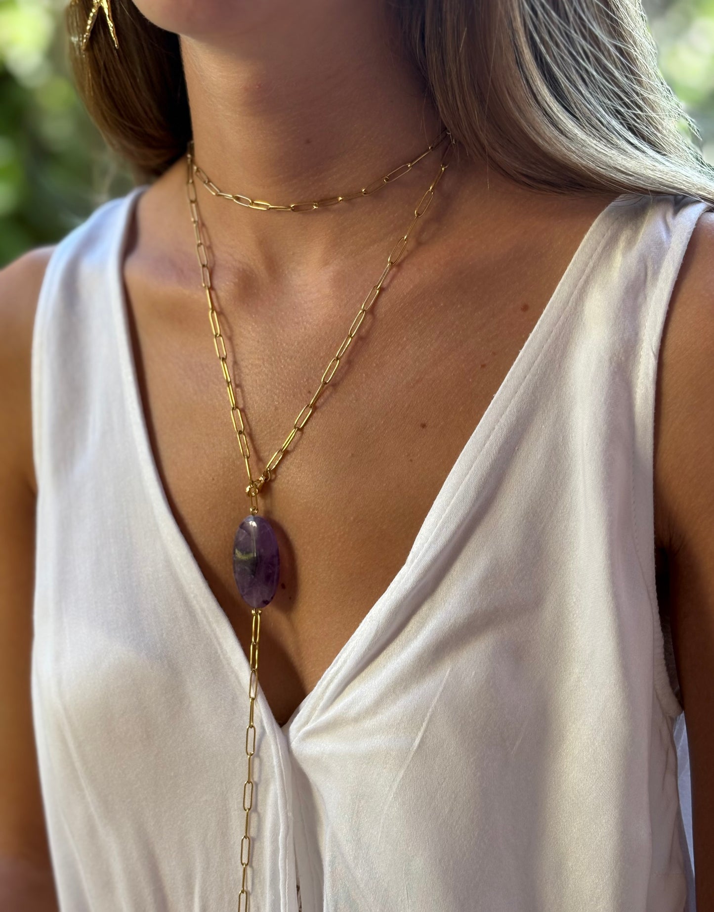 Collar amatista