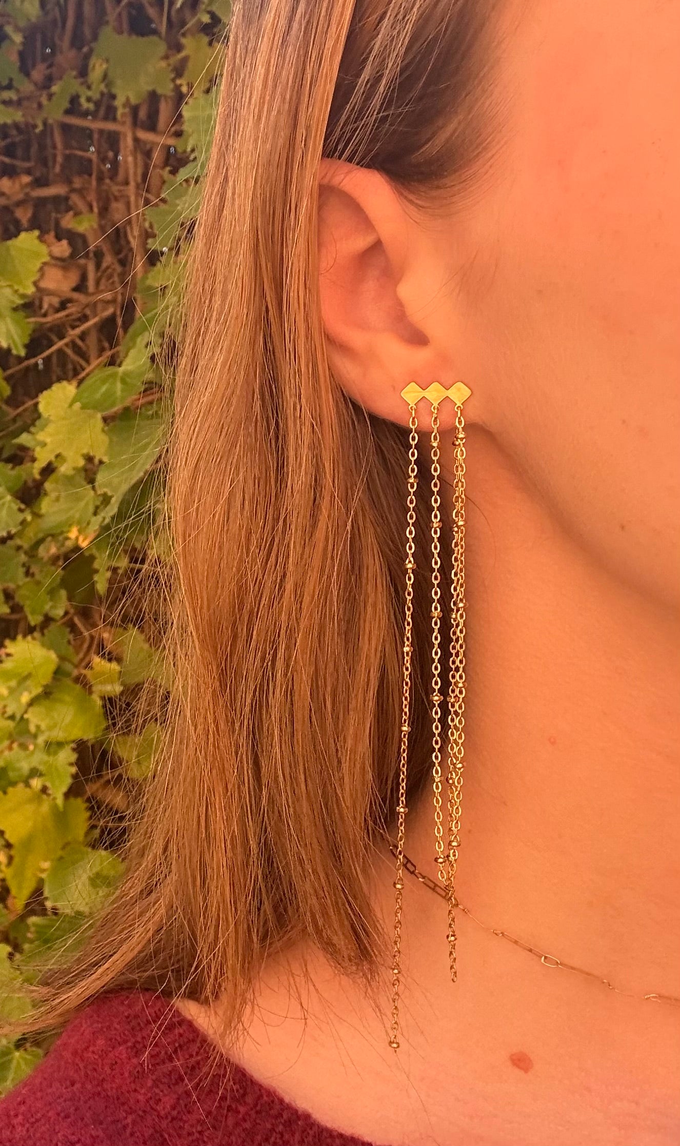 Pendientes triple