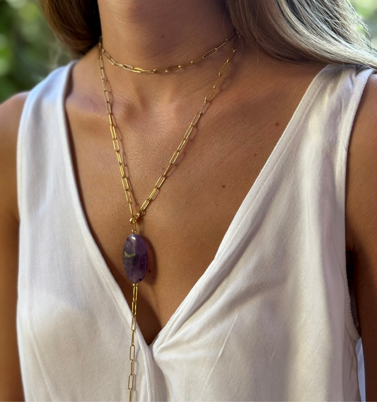 Collar amatista
