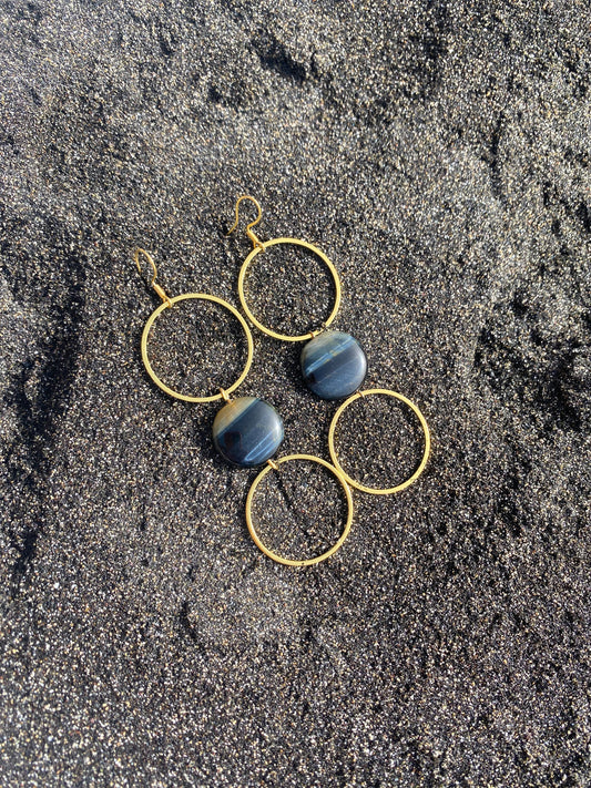 Pendientes Alhambra Negros