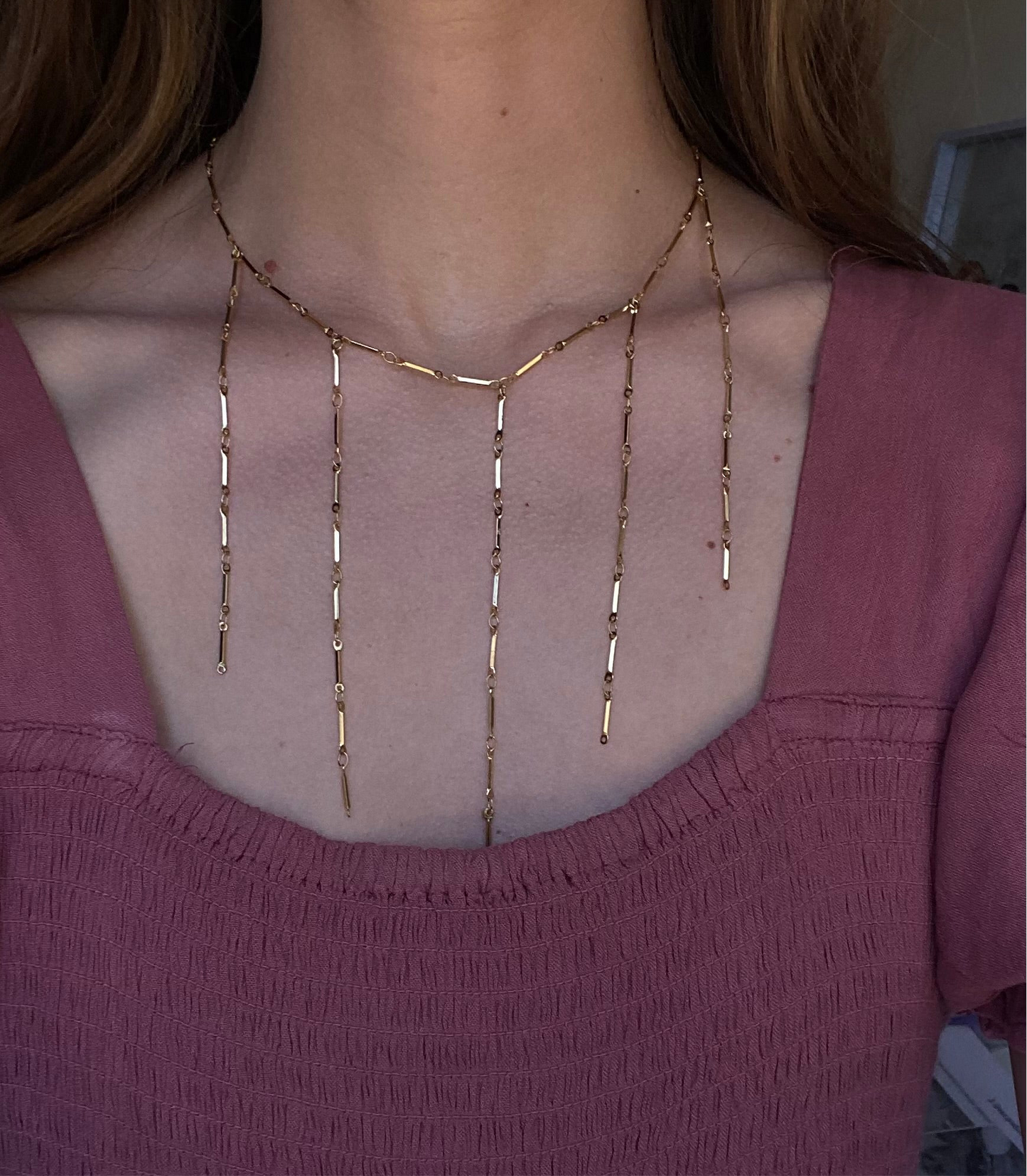Collar cascada