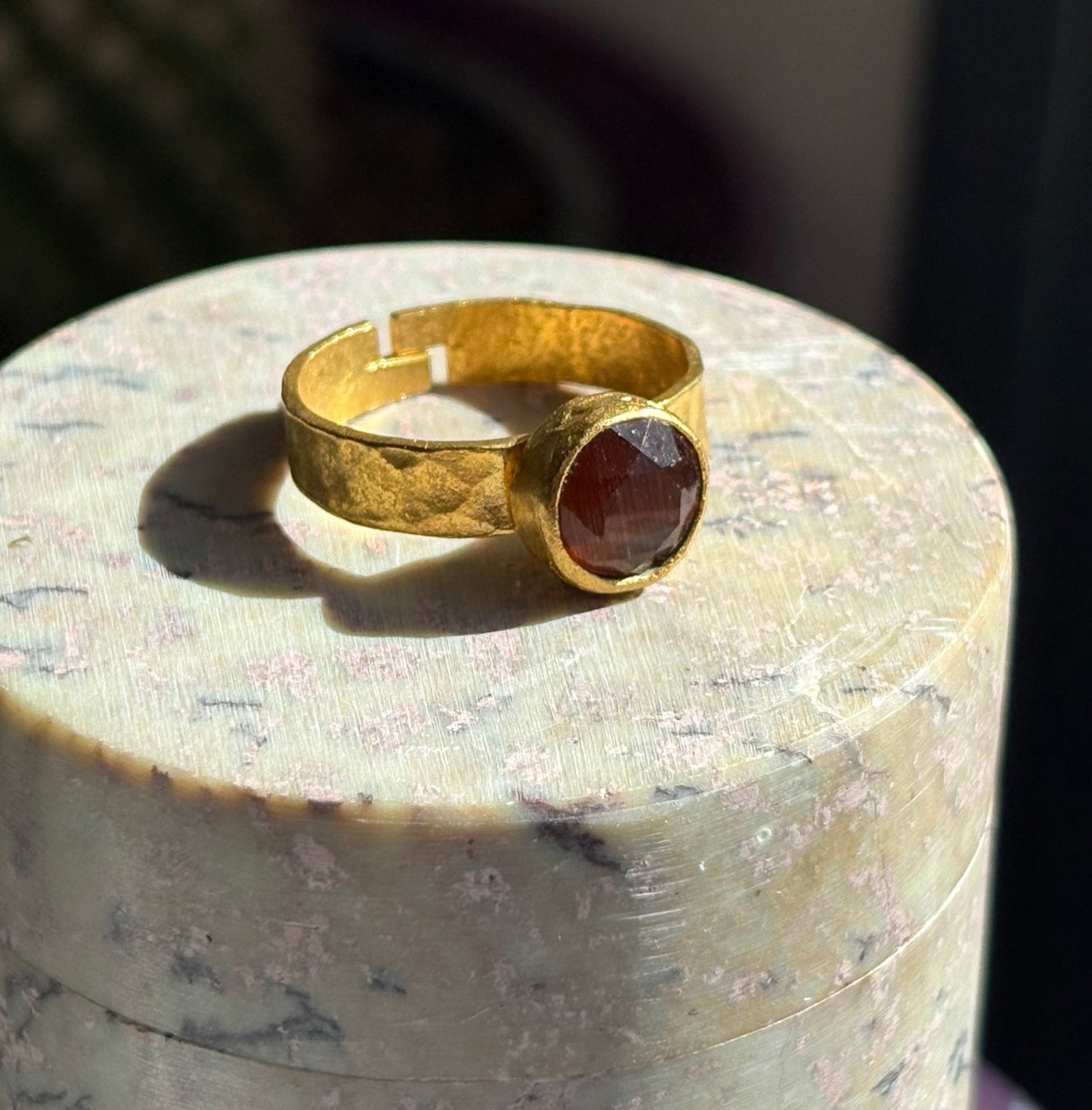 Anillo Olive Marrón