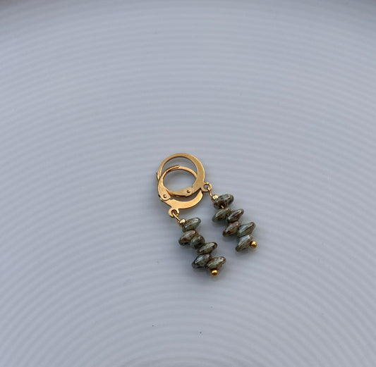 Pendientes minis pardo