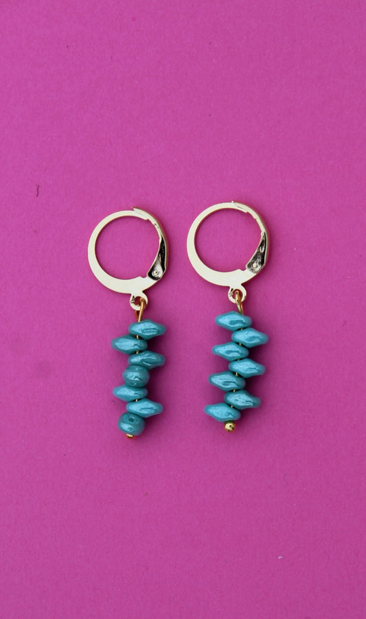 Pendientes piedras minis